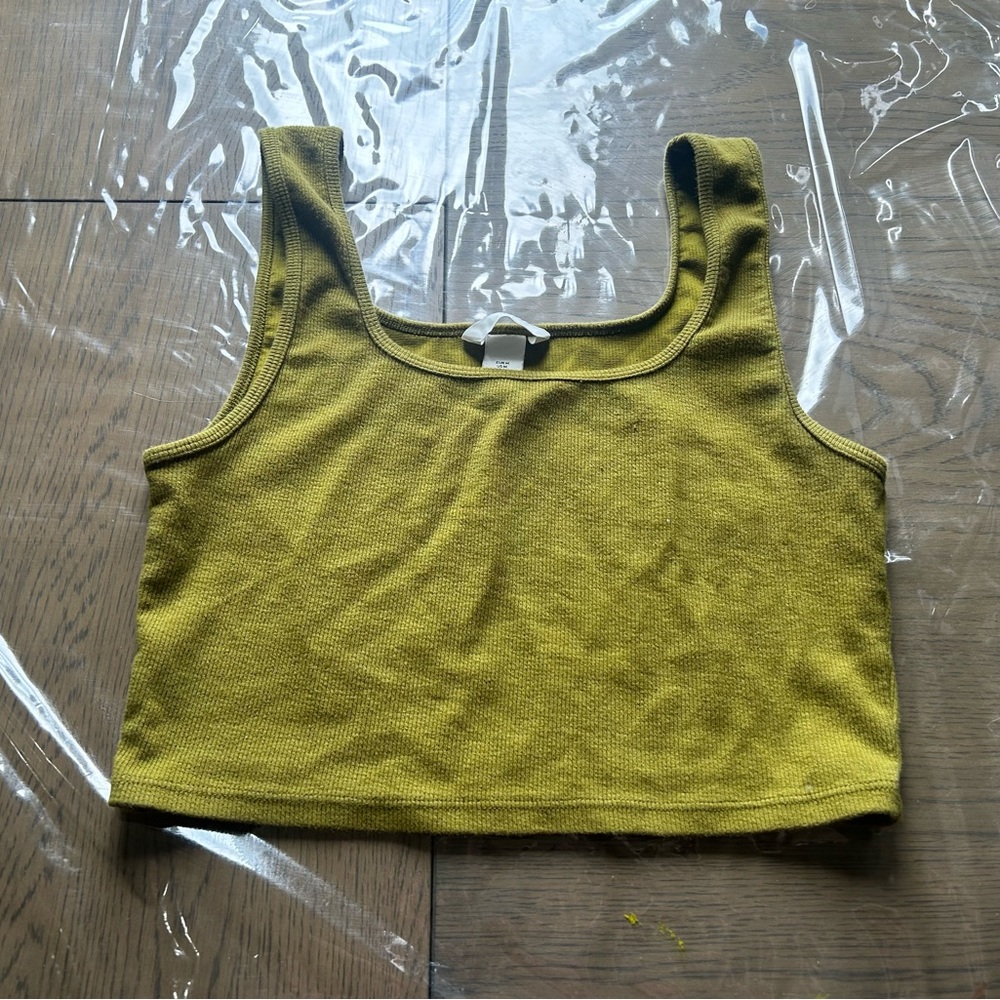 4/$15⚡️H&M Lime Green Women's Tank Top